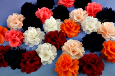 Цветы декоративные пришивные - купить в Стерлитамаке. Цена: 28.53 руб.