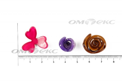 Украшение "Розы малые №1" 20мм - купить в Стерлитамаке. Цена: 32.49 руб.