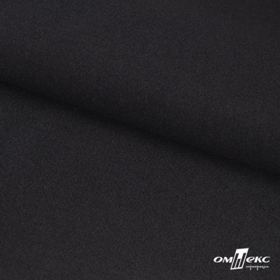 Трикотажное полотно "Монне" 100% полиэстр, 152см, 350 г/м2, чёрный, м - купить в Стерлитамаке. Цена 385 руб.