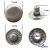 Кнопка металлическая "Альфа" с пружиной, 15 мм (уп. 720+/-20 шт), цвет никель - купить в Стерлитамаке. Цена: 1 466.73 руб.