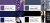 Костюмная ткань "Элис" 18-3921, 200 гр/м2, шир.150см, цвет голубика - купить в Стерлитамаке. Цена 303.10 руб.