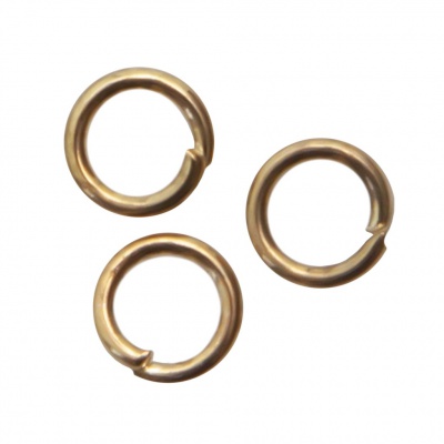 Кольцо  соединительное для бижутерии 4 мм, цв.-золото - купить в Стерлитамаке. Цена: 0.41 руб.