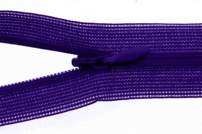Молния потайная Т3 866, 20 см, капрон, цвет фиолетовый - купить в Стерлитамаке. Цена: 5.27 руб.