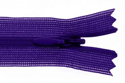Молния потайная Т3 866, 50 см, капрон, цвет фиолетовый - купить в Стерлитамаке. Цена: 8.62 руб.
