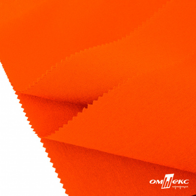 Ткань смесовая для спецодежды "Униформ" 17-1350, 200 гр/м2, шир.150 см, цвет люм.оранжевый - купить в Стерлитамаке. Цена 140.14 руб.
