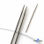 Спицы для вязания металлические d-2.5 мм круговые на тросике 53 см - купить в Стерлитамаке. Цена: 53.90 руб.