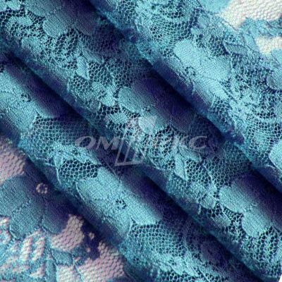 Кружевное полотно стрейч 15A61/BLUE, 100 гр/м2, шир.150см - купить в Стерлитамаке. Цена 1 581 руб.