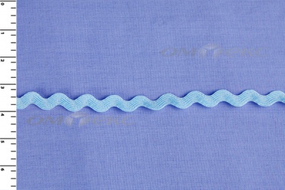 Тесьма плетеная "Вьюнчик"/голубой - купить в Стерлитамаке. Цена: 37.29 руб.