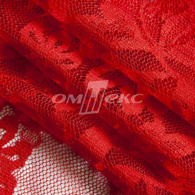 Кружевное полотно стрейч 15A29/RED, 105 гр/м2, шир.155см - купить в Стерлитамаке. Цена 2 101.46 руб.