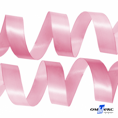 050-нежно-розовый Лента атласная упаковочная (В) 85+/-5гр/м2, шир.25 мм (1/2), 25+/-1 м - купить в Стерлитамаке. Цена: 53.96 руб.