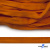 Шнур плетеный (плоский) d-12 мм, (уп.90+/-1м), 100% полиэстер, цв.267 - оранжевый - купить в Стерлитамаке. Цена: 8.62 руб.