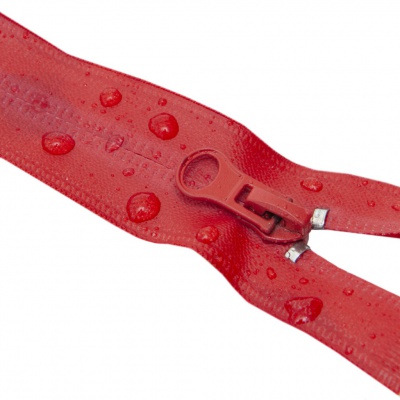 Молния водонепроницаемая PVC Т-7, 90 см, разъемная, цвет (820) красный - купить в Стерлитамаке. Цена: 61.18 руб.