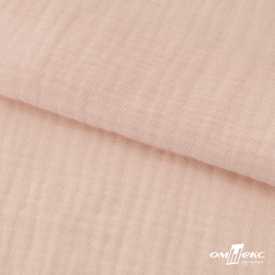 Ткань Муслин, 100% хлопок, 125 гр/м2, шир. 140 см #201 цв.(37)-нежно розовый - купить в Стерлитамаке. Цена 464.97 руб.