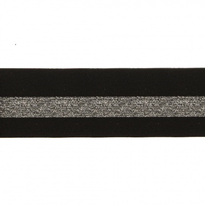 #2/6-Лента эластичная вязаная с рисунком шир.52 мм (45,7+/-0,5 м/бобина) - купить в Стерлитамаке. Цена: 69.33 руб.