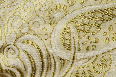 Ткань костюмная жаккард №5, 140 гр/м2, шир.150см, цвет золото - купить в Стерлитамаке. Цена 383.29 руб.