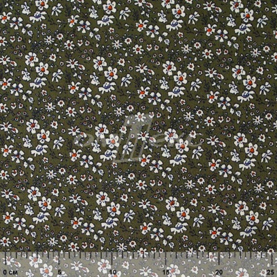 Плательная ткань "Фламенко" 11.2, 80 гр/м2, шир.150 см, принт растительный - купить в Стерлитамаке. Цена 259.21 руб.