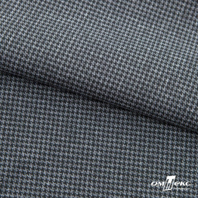 Ткань костюмная Пье-де-пуль 24013, 210 гр/м2, шир.150см, цвет чёрн/св.серый - купить в Стерлитамаке. Цена 334.18 руб.