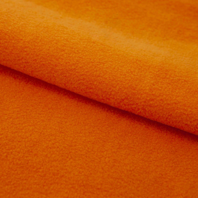 Флис DTY 16-1358, 250 г/м2, шир. 150 см, цвет оранжевый - купить в Стерлитамаке. Цена 640.46 руб.