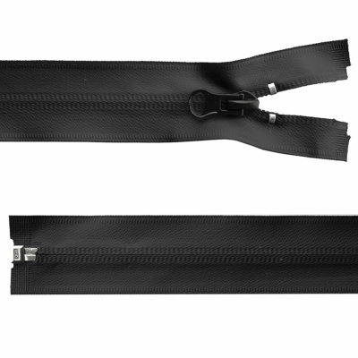 Молния водонепроницаемая PVC Т-7, 100 см, разъемная, цвет чёрный - купить в Стерлитамаке. Цена: 61.89 руб.