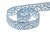 Тесьма кружевная 0621-1346А, шир. 13 мм/уп. 20+/-1 м, цвет 132-голубой - купить в Стерлитамаке. Цена: 569.26 руб.