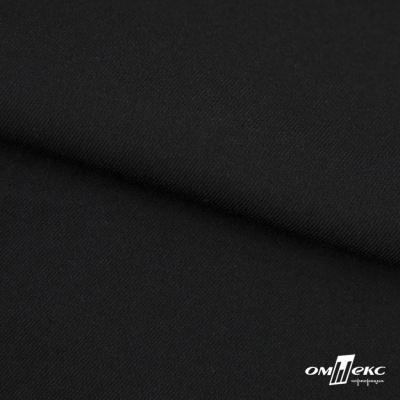 Ткань костюмная "Матте" 80% P, 16% R, 4% S, 170 г/м2, шир.150 см, цв-черный #1 - купить в Стерлитамаке. Цена 376.70 руб.