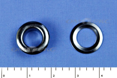 Люверсы металлические, блочка/кольцо, №5 (8 мм) упак.1000 шт- цв.никель - купить в Стерлитамаке. Цена: 392 руб.