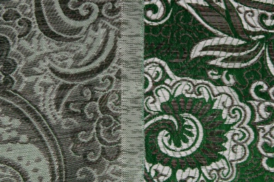 Ткань костюмная жаккард, 135 гр/м2, шир.150см, цвет зелёный№4 - купить в Стерлитамаке. Цена 441.94 руб.