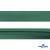 Косая бейка атласная "Омтекс" 15 мм х 132 м, цв. 056 темный зеленый - купить в Стерлитамаке. Цена: 225.81 руб.