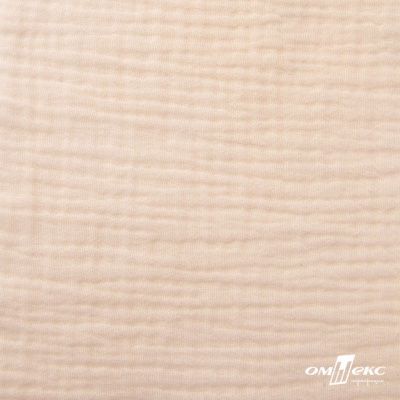 Ткань Муслин, 100% хлопок, 125 гр/м2, шир. 140 см #201 цв.(17)-светлый персик - купить в Стерлитамаке. Цена 464.97 руб.