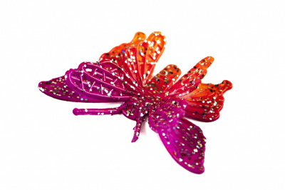 Бабочка декоративная пластиковая #10 - купить в Стерлитамаке. Цена: 7.09 руб.