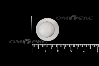 Пуговица поварская "Пукля", 10 мм, цвет белый - купить в Стерлитамаке. Цена: 2.28 руб.