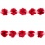 Тесьма плетеная "Рюш", упак. 9,14 м, цвет красный - купить в Стерлитамаке. Цена: 46.82 руб.