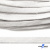 Шнур плетеный d-8 мм плоский, 70% хлопок 30% полиэстер, уп.85+/-1 м, цв.1018-белый - купить в Стерлитамаке. Цена: 735 руб.