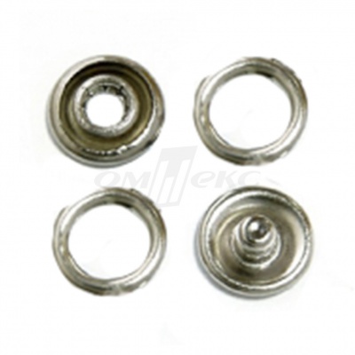 Кнопки рубашечные 10,5 мм никель New Star (кольцо) - купить в Стерлитамаке. Цена: 5.80 руб.