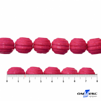 0309-Бусины деревянные "ОмТекс", 16 мм, упак.50+/-3шт, цв.023-розовый - купить в Стерлитамаке. Цена: 62.22 руб.