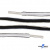 Шнурки #4-27, круглые 130 см, двухцветные (черно/белый) - купить в Стерлитамаке. Цена: 47.04 руб.