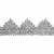 Тесьма металлизированная 0384-0240, шир. 40 мм/уп. 25+/-1 м, цвет серебро - купить в Стерлитамаке. Цена: 490.74 руб.