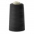 Нитки швейные 100% полиэстер 40/2, (3200 ярд), первый сорт, черные - купить в Стерлитамаке. Цена: 86.79 руб.