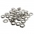 Люверсы, металлические/14мм/никель (упак.1000 шт) - купить в Стерлитамаке. Цена: 1 058.40 руб.
