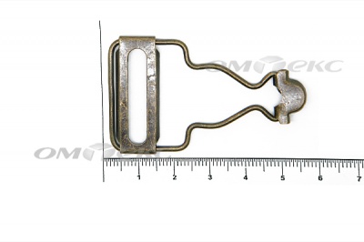 Застежки для комбинезонов металлическая 32 мм Никель (20ШТ)  - купить в Стерлитамаке. Цена: 3.18 руб.