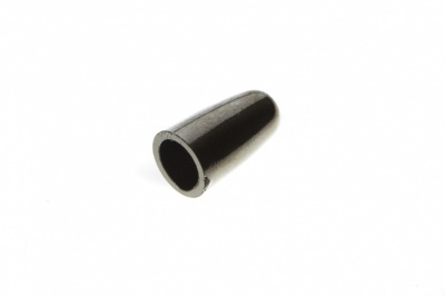 8100-Наконечник пластиковый под металл 15 мм-тем.никель - купить в Стерлитамаке. Цена: 2.45 руб.