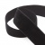 Лента бархатная нейлон, шир.25 мм, (упак. 45,7м), цв.03-черный - купить в Стерлитамаке. Цена: 800.84 руб.
