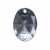 Стразы пришивные акриловые арт.#39/10 - "Кристал", 10х14 мм - купить в Стерлитамаке. Цена: 0.69 руб.