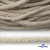 Шнур плетеный d-6 мм круглый, 70% хлопок 30% полиэстер, уп.90+/-1 м, цв.1077-лён - купить в Стерлитамаке. Цена: 588 руб.