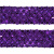 Тесьма с пайетками 12, шир. 35 мм/уп. 25+/-1 м, цвет фиолет - купить в Стерлитамаке. Цена: 1 308.30 руб.