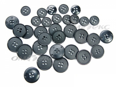 51926/15 мм (4 пр) черные пуговицы (брючные) - купить в Стерлитамаке. Цена: 1.50 руб.