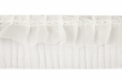 Тесьма плетеная "Рюш" №1, упак. 45,72 м - купить в Стерлитамаке. Цена: 46.82 руб.