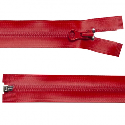 Молния водонепроницаемая PVC Т-7, 90 см, разъемная, цвет (820) красный - купить в Стерлитамаке. Цена: 61.18 руб.