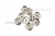 Кнопки пришивные 30 мм никель - купить в Стерлитамаке. Цена: 18.68 руб.