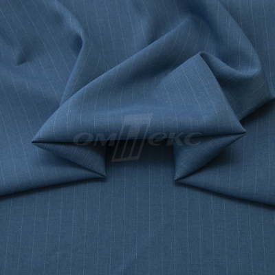 Костюмная ткань "Жаклин", 188 гр/м2, шир. 150 см, цвет серо-голубой - купить в Стерлитамаке. Цена 426.49 руб.